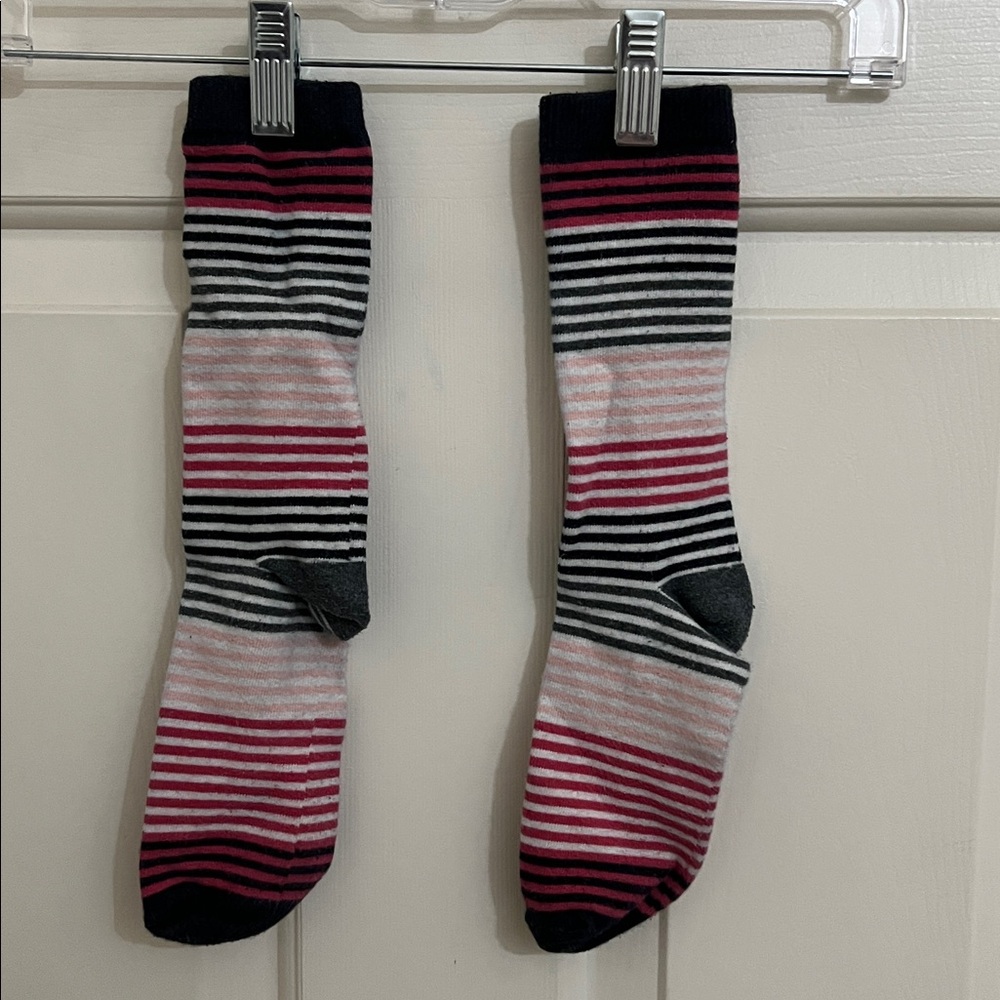 Pink Striped Socks - Picture 2 of 2